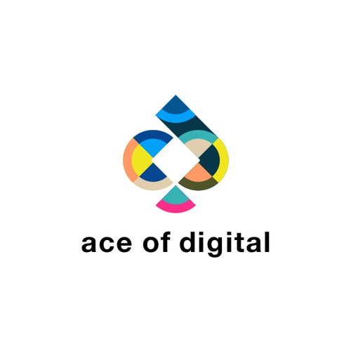 Logo concept for ace of digital