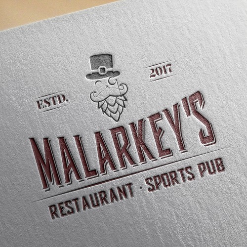 Logo concept for a sports pub