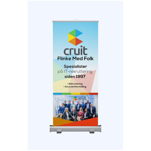 concept Cruit needs a rollup illustration for the ICT exhibition Norway 2018