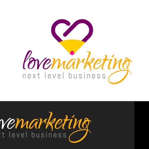 logo for love marketing