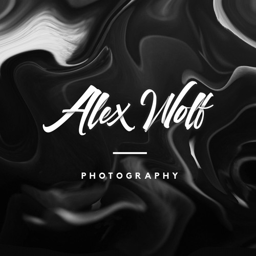 Rich and Edgy Lettered Logo-Type for Photographer