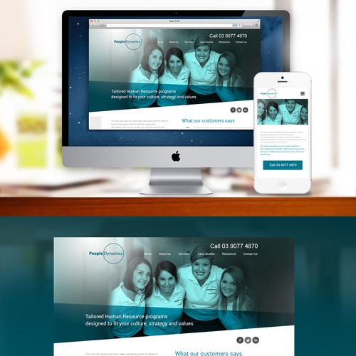 Create the next website design for People Dynamics Pty Ltd