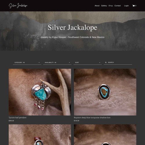 Silver Jackalope - Handmade Jewelry