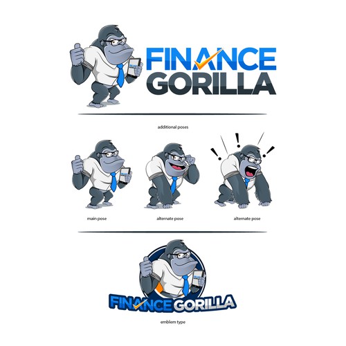 Create a logo for a car finance company - Finance Gorilla