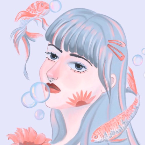 woman fish