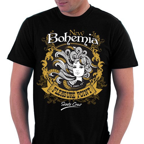 T-Shirt Design for New Bohemia Brewing Co.