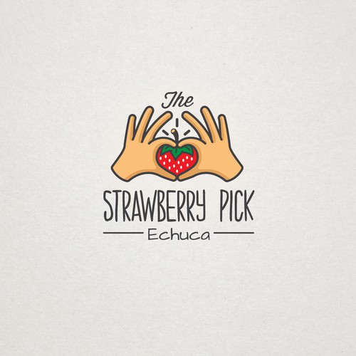 Create a Logo for a Strawberry Farm
