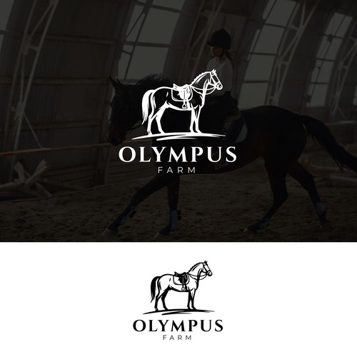 Olmpus farm logo concept