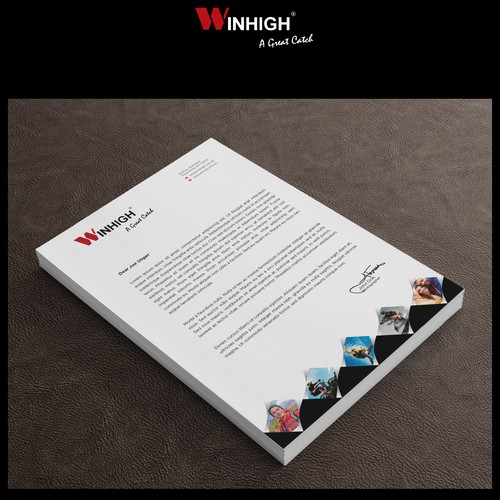 Design Letterhead, Spec Sheet, Business Card and Re-design Brochure for a adventurous company