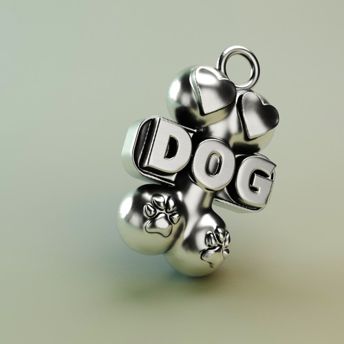 3d dog jewelry