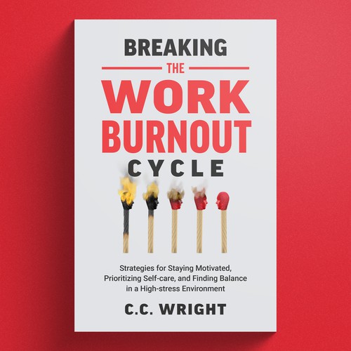 E-book cover for book about work burnout
