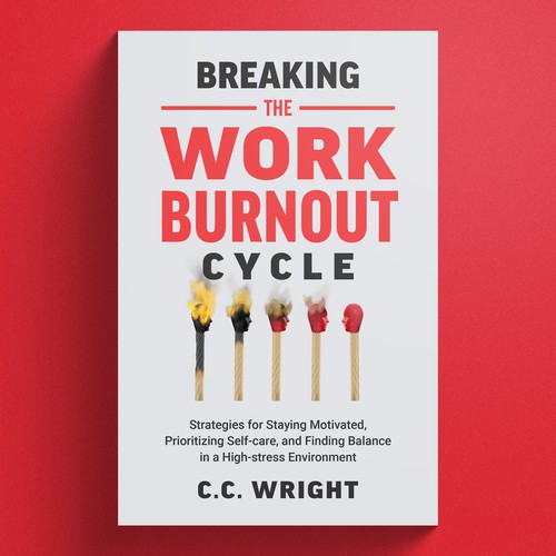 E-book cover for book about work burnout