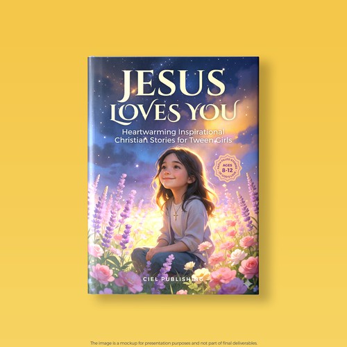 Book cover for a Christian storybook for tween girls