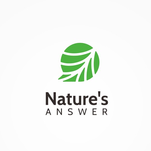 Logo Design for Nature's Answer