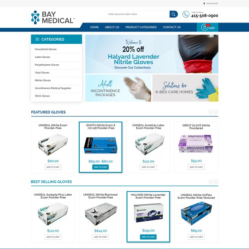 Medical Supply Web Site