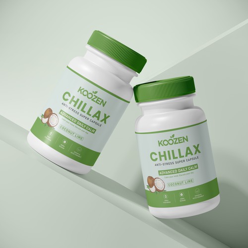 Koozen Chillax | Premium Supplement Packaging Design