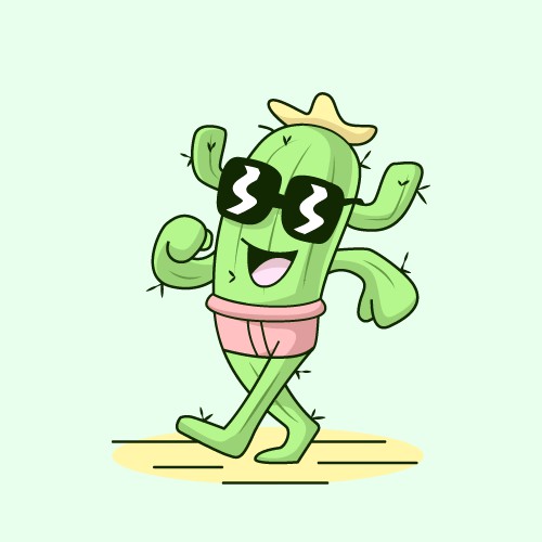 Illustrated character for a Logo