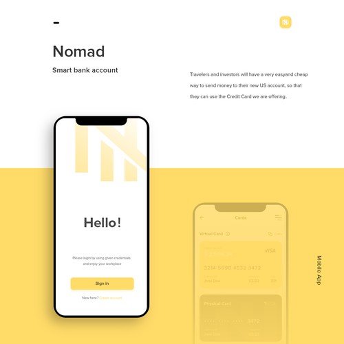 Nomad - Smart bank account 