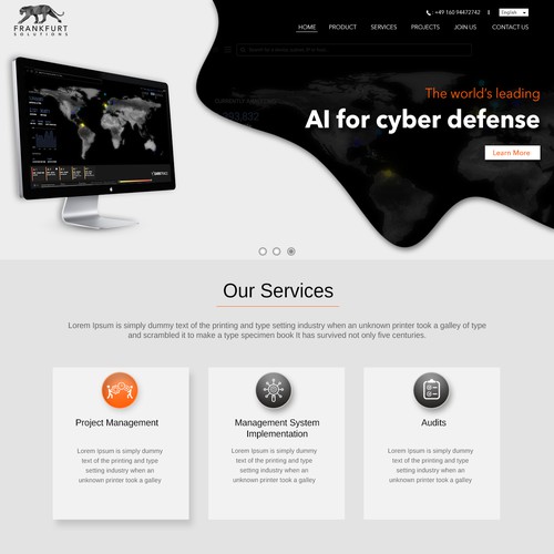 Web Page Design - Frankfurt Solutions