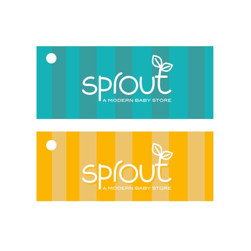 Logo Design for Sprout, a modern baby store