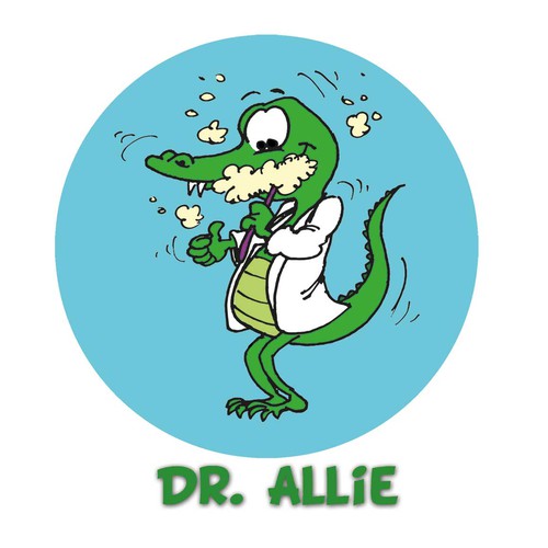 Looking For a Fun Alligator Mascot for Dr. Allie Toothbrushes