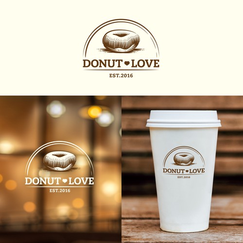 Donut love logo