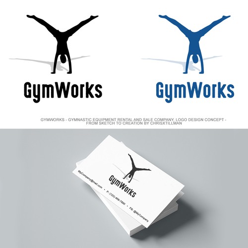 GymWorks Logo Design Concept