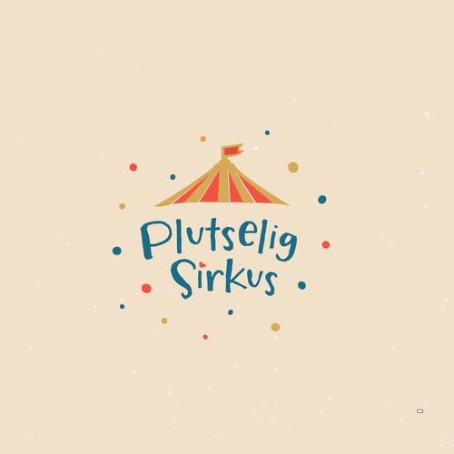 Inspiring logo for the Norwegian Circus ensemble Plutselig Sirkus!