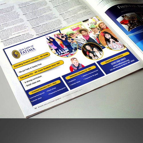 Half Page Magazine Design