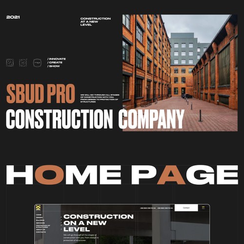 Creating a modern website for the construction company Svyatobud LLC