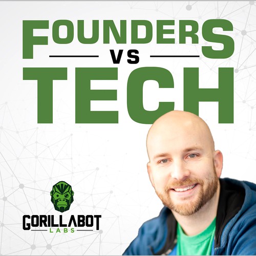 "Founders vs Tech" podcast cover