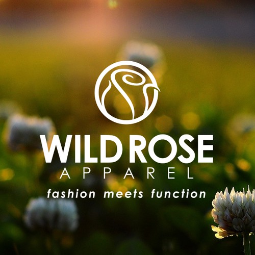 Simple Rose Logo for Female Outdoor Apparel