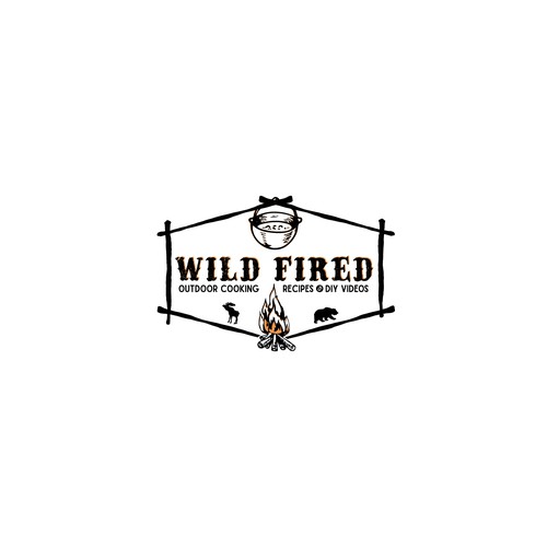 Logo design for outdoor cooking.