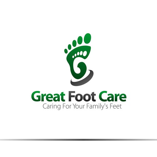 logo design concept for Great Foot Care