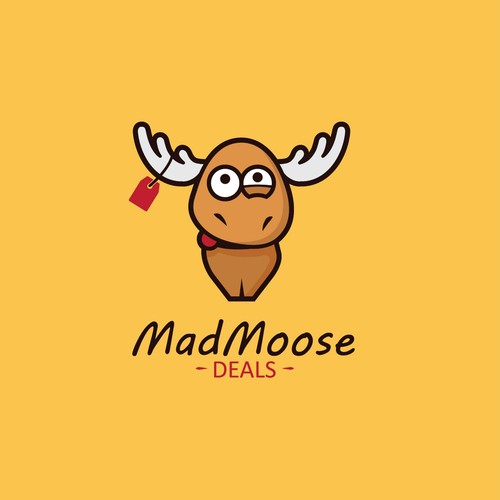 Fun moose character for Ebay shop