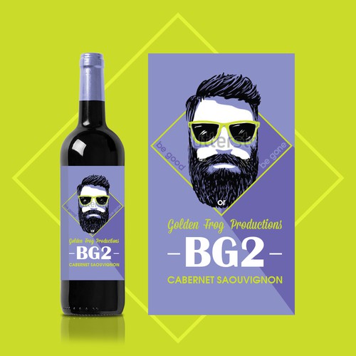 Wine label design