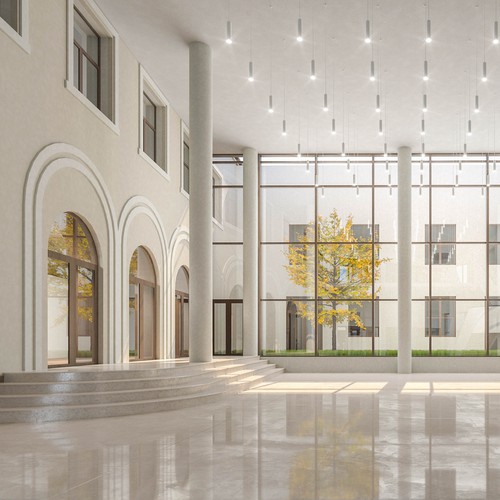 Interior design rendering