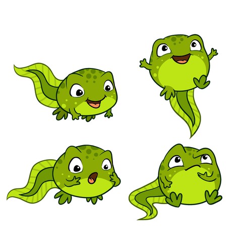 Tadpole mascot character