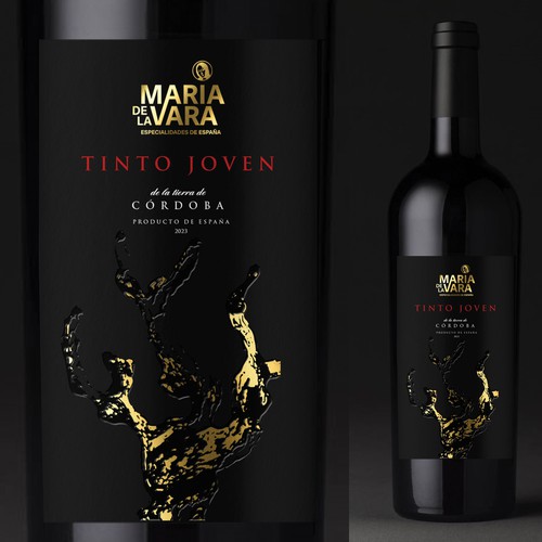 Wine label design