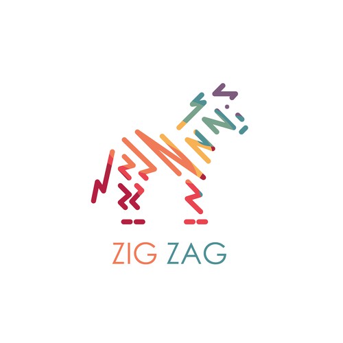 Logo for ZIG ZAG, a new social video meme app