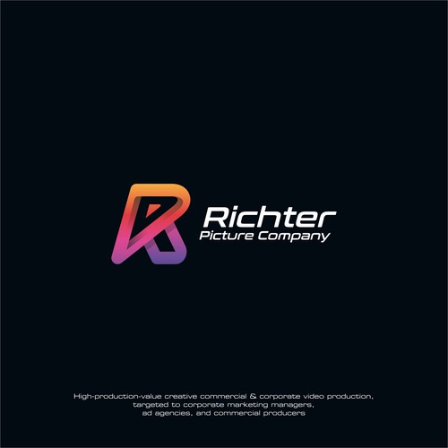 Modern Colorful Letter R logo concept