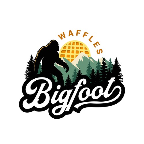 Bigfoot waffles logo