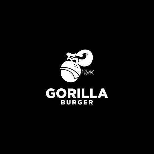 Bold logo for Gorilla Burger