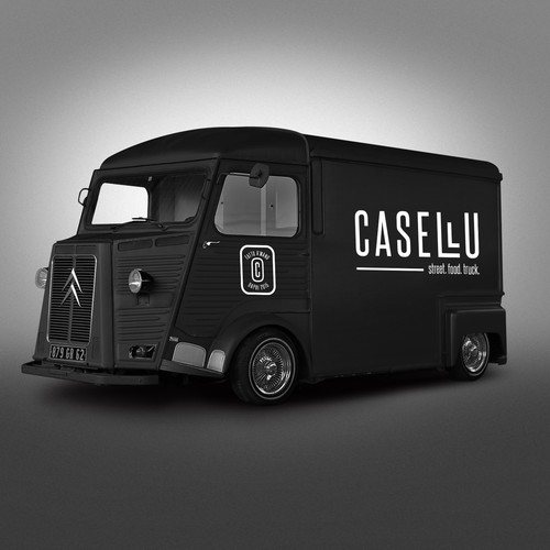 Logo for a foodtruck in Corsica