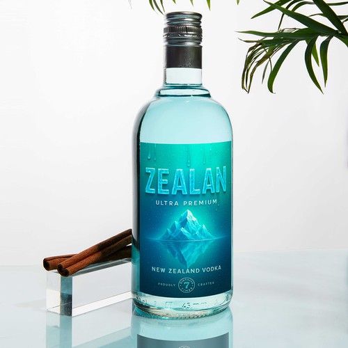 Vodka label