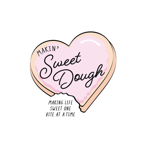 Logo concept fo Makin' Sweet Dough