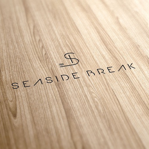  Logo pour "Seaside Break", marque de déco surf & beach lifestyle