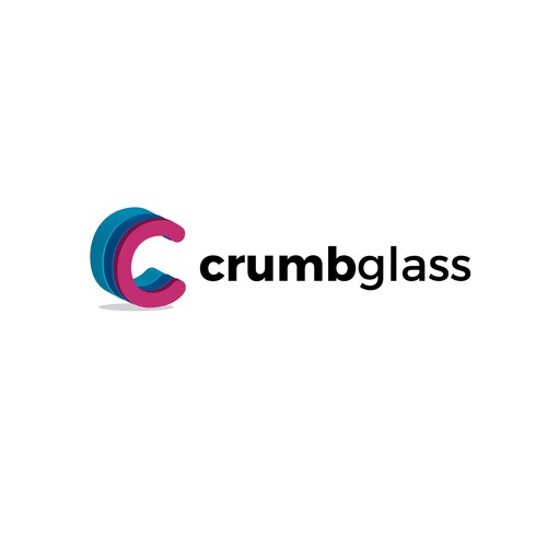 Simple Iconic Logo for Crumbglass