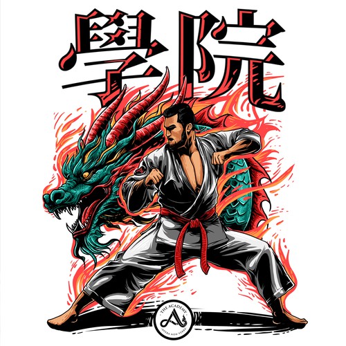 Martial Arts T-Shirt Design