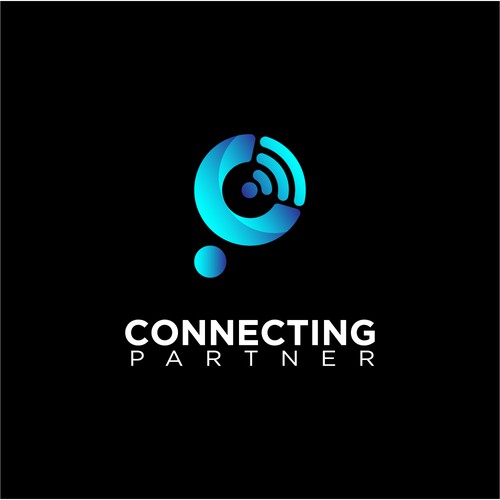 logo concept of letter C for Connecting Partner